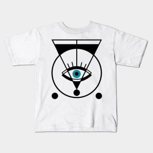 Geometric Eye | Abstrac Design Kids T-Shirt